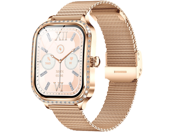 THOGO smartwatch voor dames - 300+ achtergronden - bellen via bluetooth