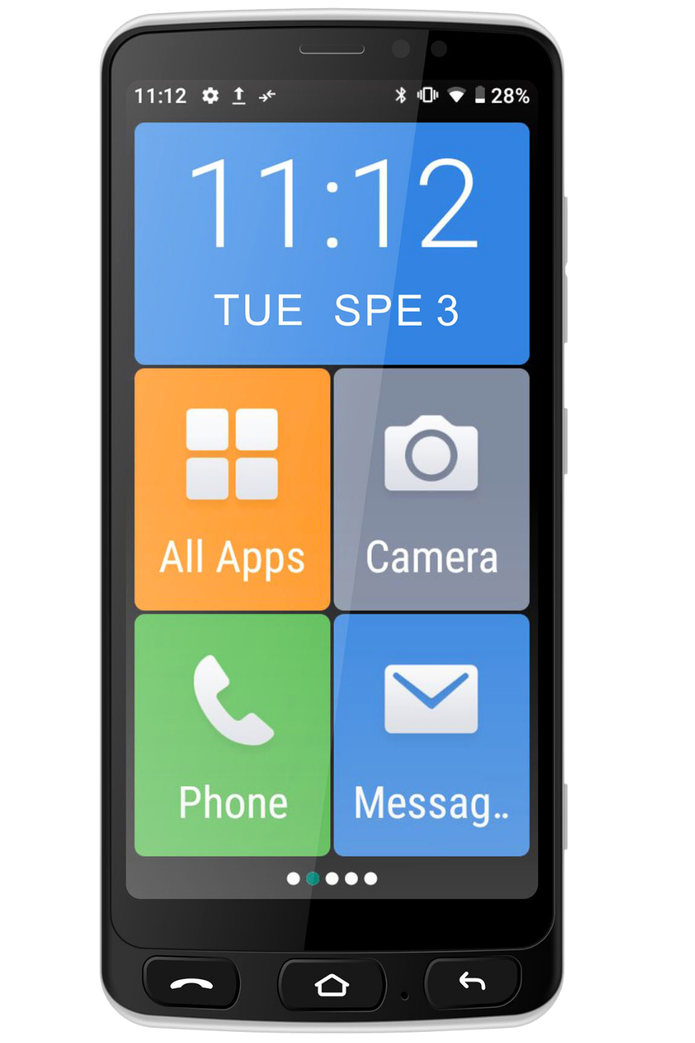 THOGO senioren smartphone - SOS knop - grote letters en grote knoppen