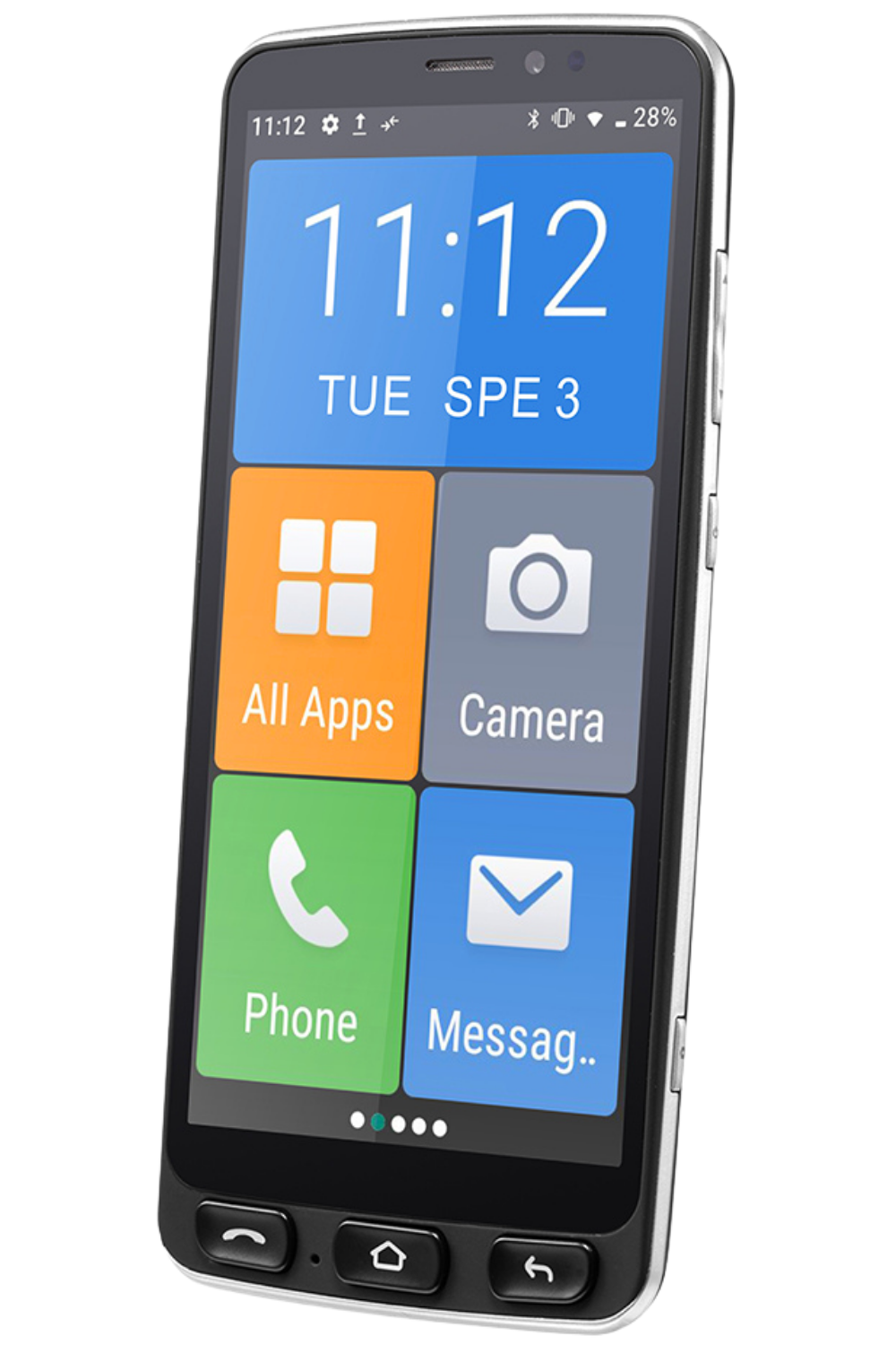 THOGO senioren smartphone - SOS knop - grote letters en grote knoppen