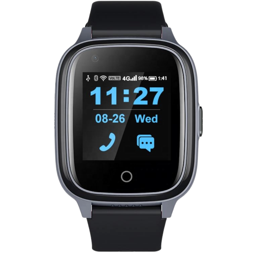 THOGO Smartwatch senioren 4G en GPS - 3 dagen batterijduur - videobellen en bellen