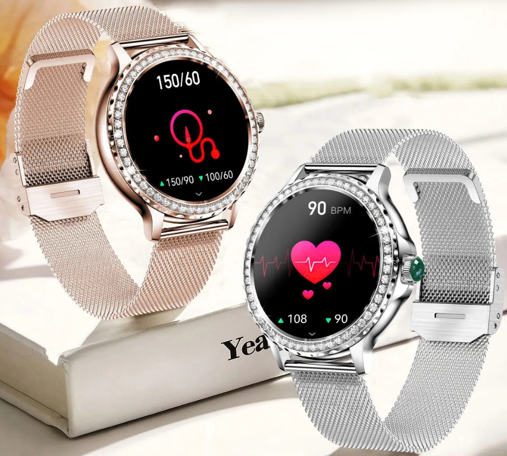 THOGO dames smartwatch - bellen via bluetooth - 8 dagen batterijduur
