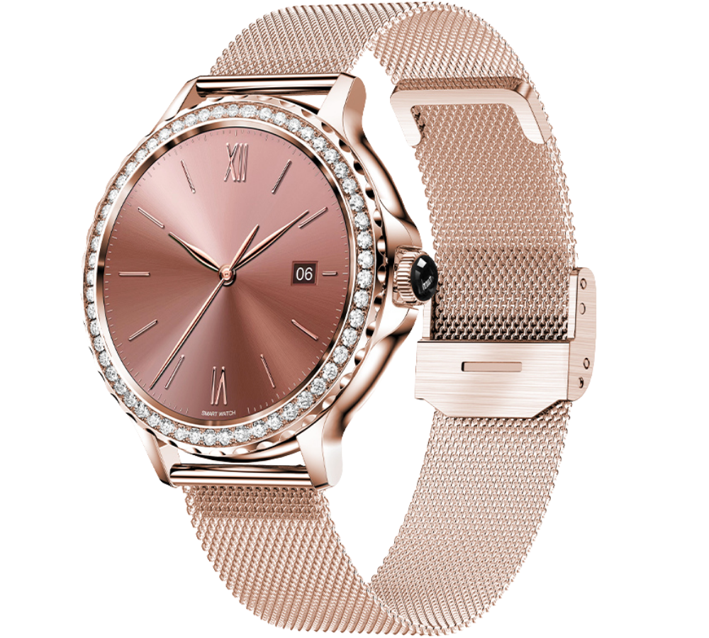THOGO dames smartwatch - bellen via bluetooth - 8 dagen batterijduur