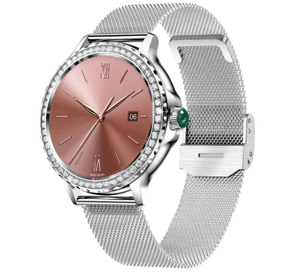 THOGO dames smartwatch - bellen via bluetooth - 8 dagen batterijduur