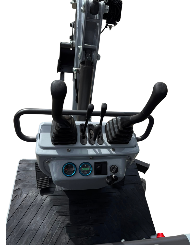 THOGO minigraver 1000 kg - 14 pk diesel motor - 25 liter graafbak