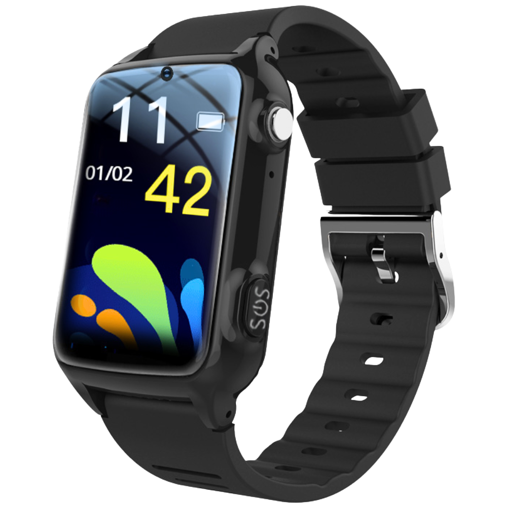 THOGO alarm horloge voor ouderen met valdetectie - SOS knop en GPS - 4 dagen batterijduur