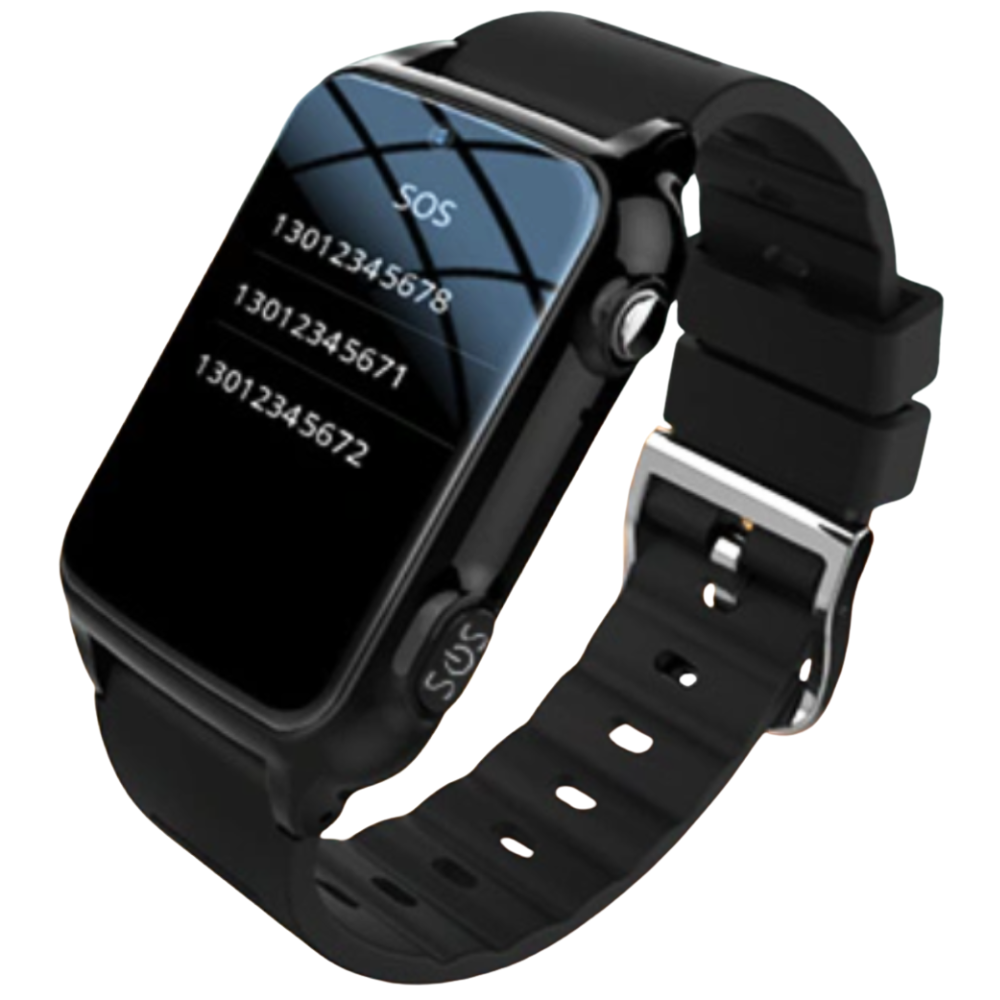 THOGO alarm horloge voor ouderen met valdetectie - SOS knop en GPS - 4 dagen batterijduur
