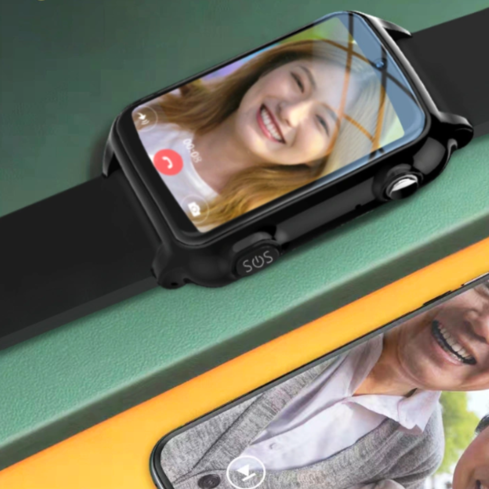 THOGO alarm horloge voor ouderen met valdetectie - SOS knop en GPS - 4 dagen batterijduur