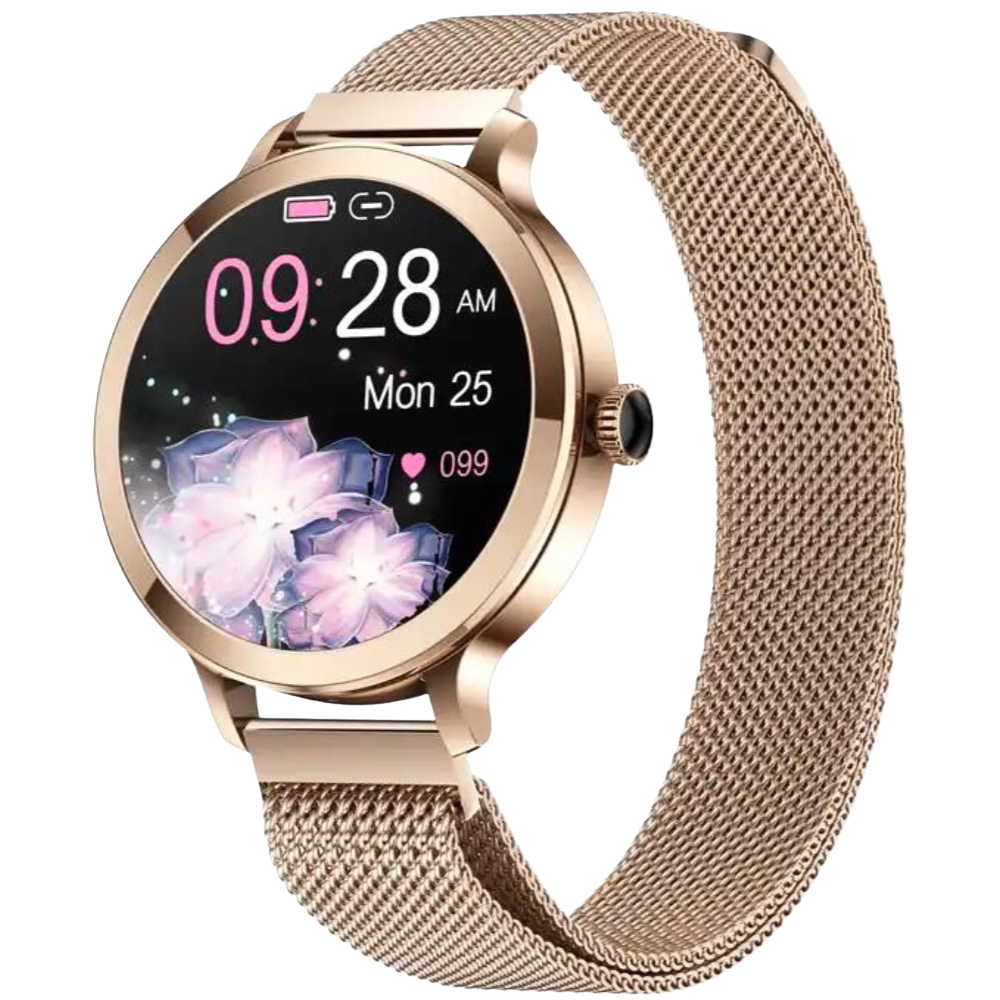 THOGO smartwatch dames - 1,1 inch AMOLED beeldscherm - bellen via bluetooth
