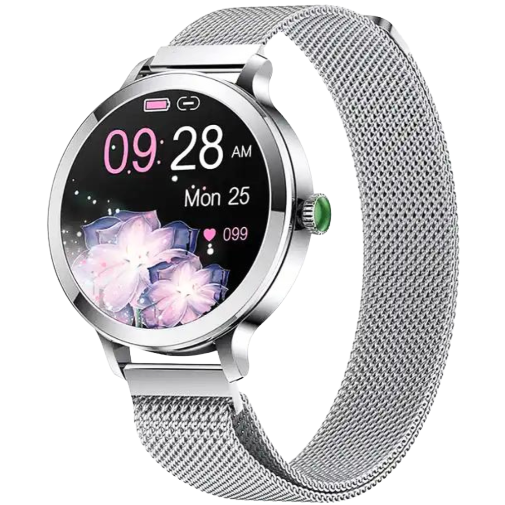 THOGO smartwatch dames - 1,1 inch AMOLED beeldscherm - bellen via bluetooth