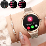 THOGO smartwatch dames - 1,1 inch AMOLED beeldscherm - bellen via bluetooth