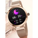 THOGO smartwatch dames - 1,1 inch AMOLED beeldscherm - bellen via bluetooth