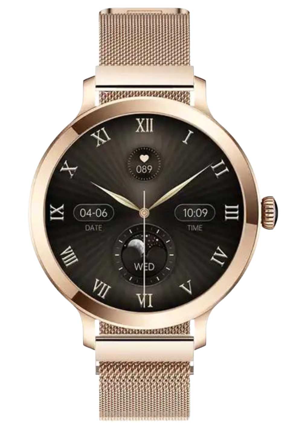 THOGO smartwatch dames - 1,1 inch AMOLED beeldscherm - bellen via bluetooth