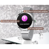 THOGO smartwatch dames - 1,1 inch AMOLED beeldscherm - bellen via bluetooth