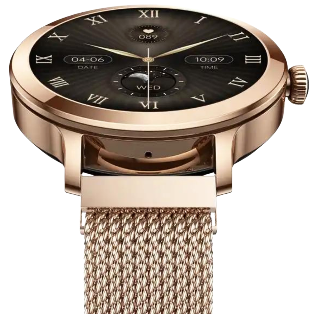 THOGO smartwatch dames - 1,1 inch AMOLED beeldscherm - bellen via bluetooth