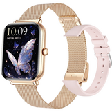THOGO dames smartwatch - stappenteller & hartslagmeter - bellen via bluetooth