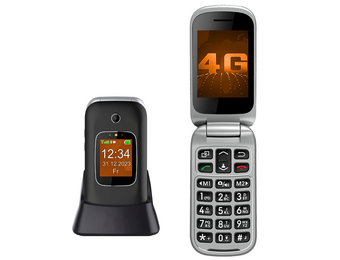 THOGO senioren telefoon - SOS knop - 4G - Nederlandstalig - 10 dagen batterijduur
