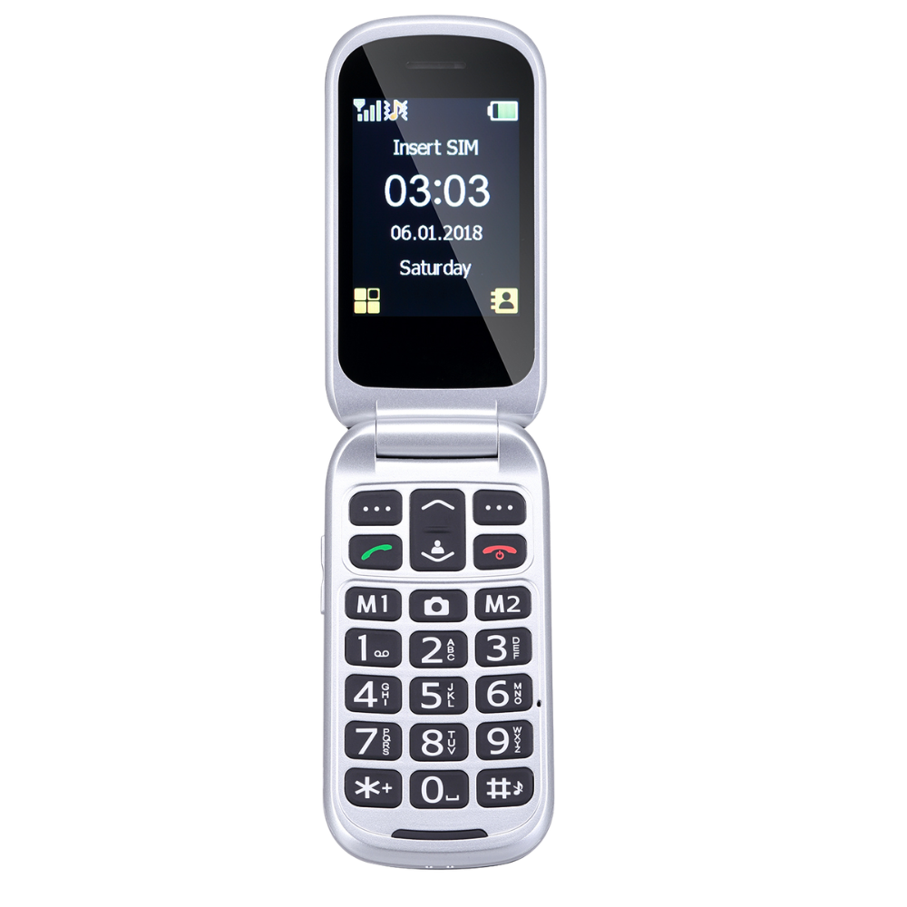 THOGO senioren telefoon - SOS knop - 4G - Nederlandstalig - 10 dagen batterijduur