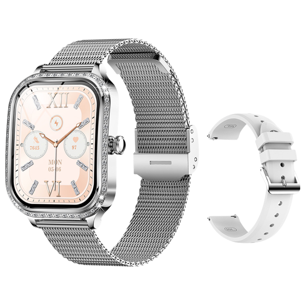 THOGO smartwatch voor dames - 300+ achtergronden - bellen via bluetooth