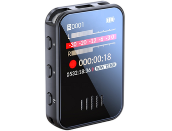 THOGO dictafoon - 100 uur opnemen - 128 GB - spraakactivatie