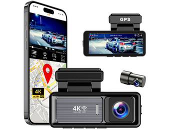 THOGO dashcam 4K Ultra HD - WiFi & GPS - nachtvisie