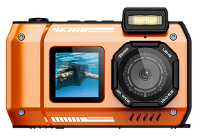 THOGO onderwatercamera - 4K Ultra HD - 48 MP - waterdicht tot 10m - 10x zoom