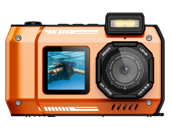 THOGO onderwatercamera - 4K Ultra HD - 48 MP - waterdicht tot 10m - 10x zoom