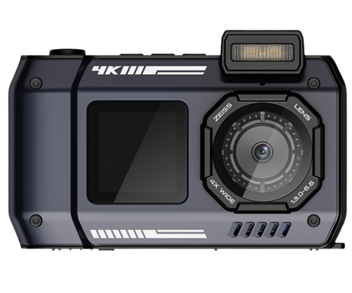 THOGO onderwatercamera - 4K Ultra HD - 48 MP - waterdicht tot 10m - 10x zoom