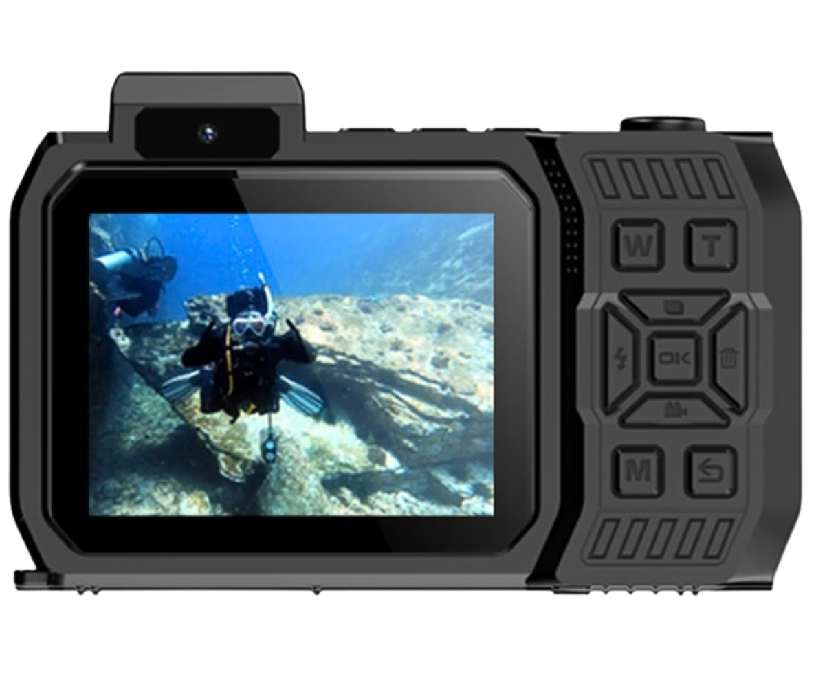 THOGO onderwatercamera - 4K Ultra HD - 48 MP - waterdicht tot 10m - 10x zoom