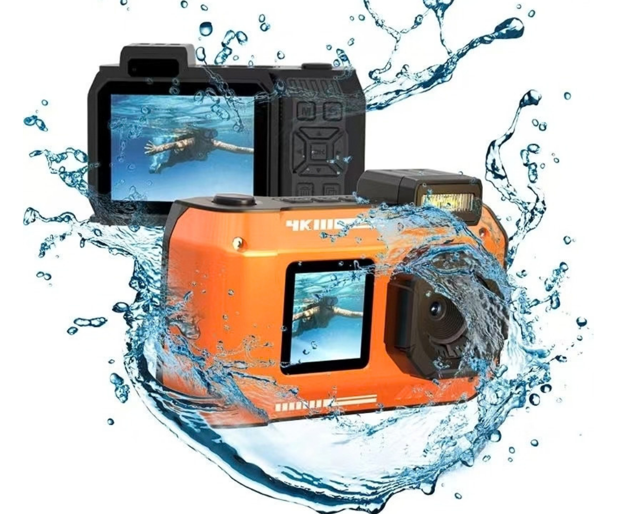 THOGO onderwatercamera - 4K Ultra HD - 48 MP - waterdicht tot 10m - 10x zoom