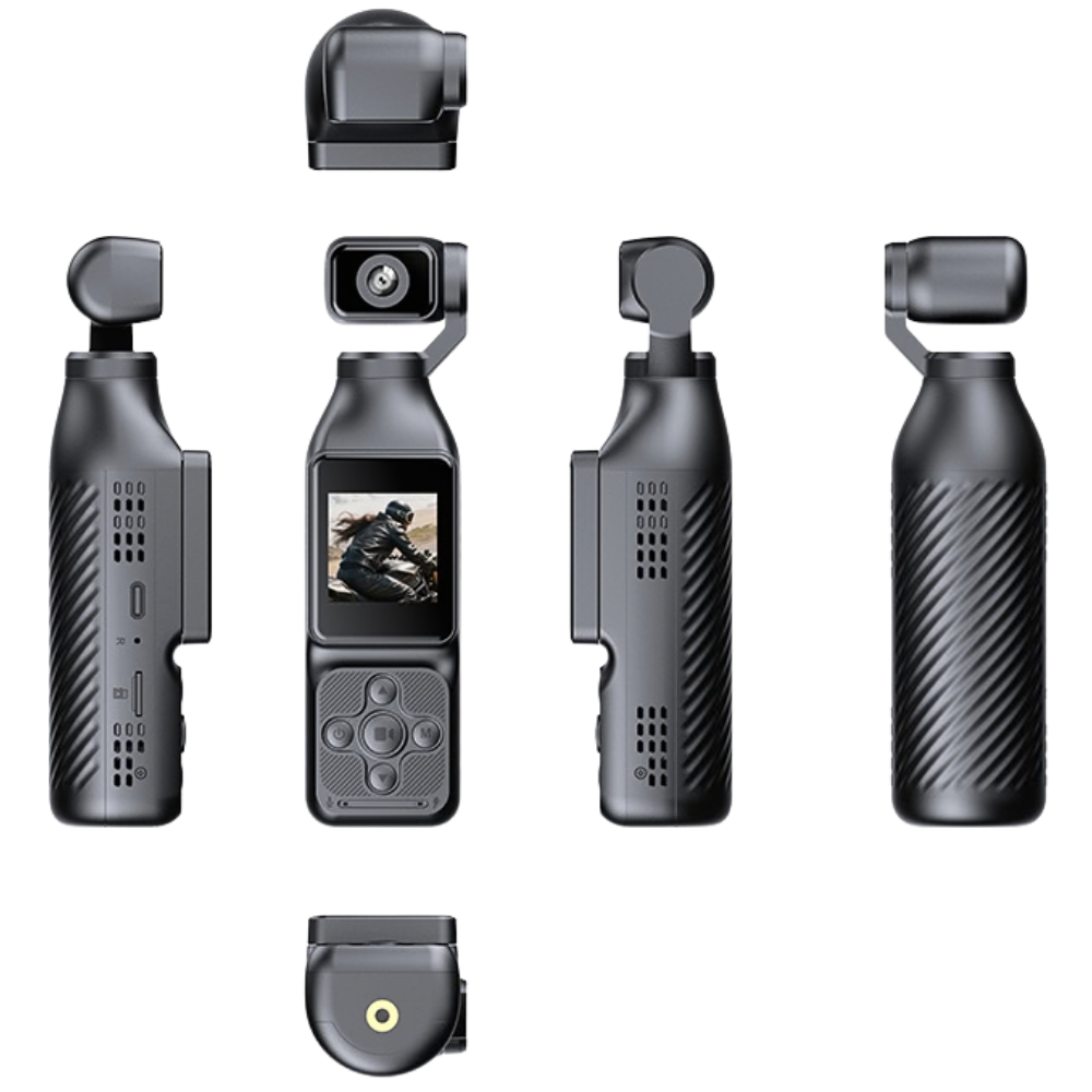 THOGO vlog camera - 4K & WiFi - 180 graden draaibaar - 12 uur batterijduur