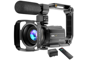 THOGO video camera - 4K & 48MP - 16x zoom - nachtvisie - WiFi