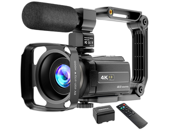 THOGO video camera - 4K & 48MP - 16x zoom - nachtvisie - WiFi