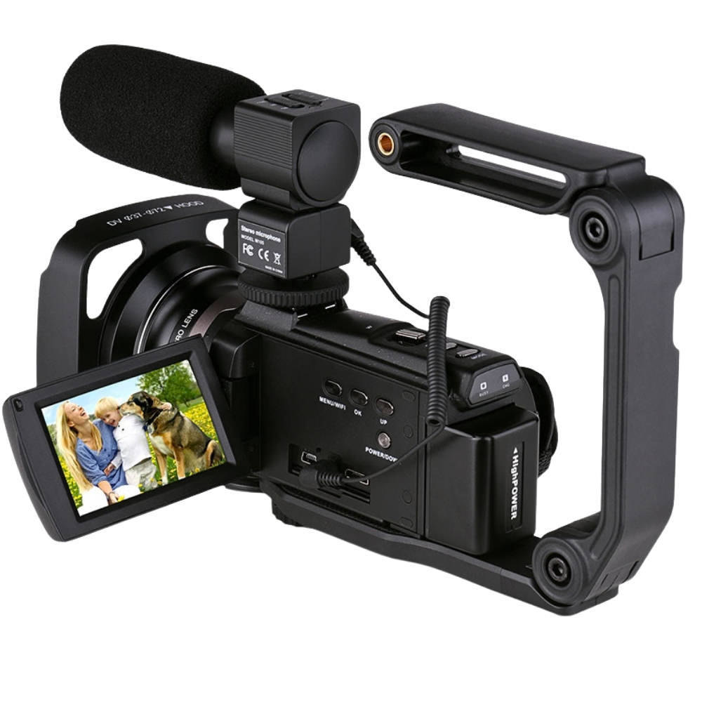 THOGO video camera - 4K & 48MP - 16x zoom - nachtvisie - WiFi