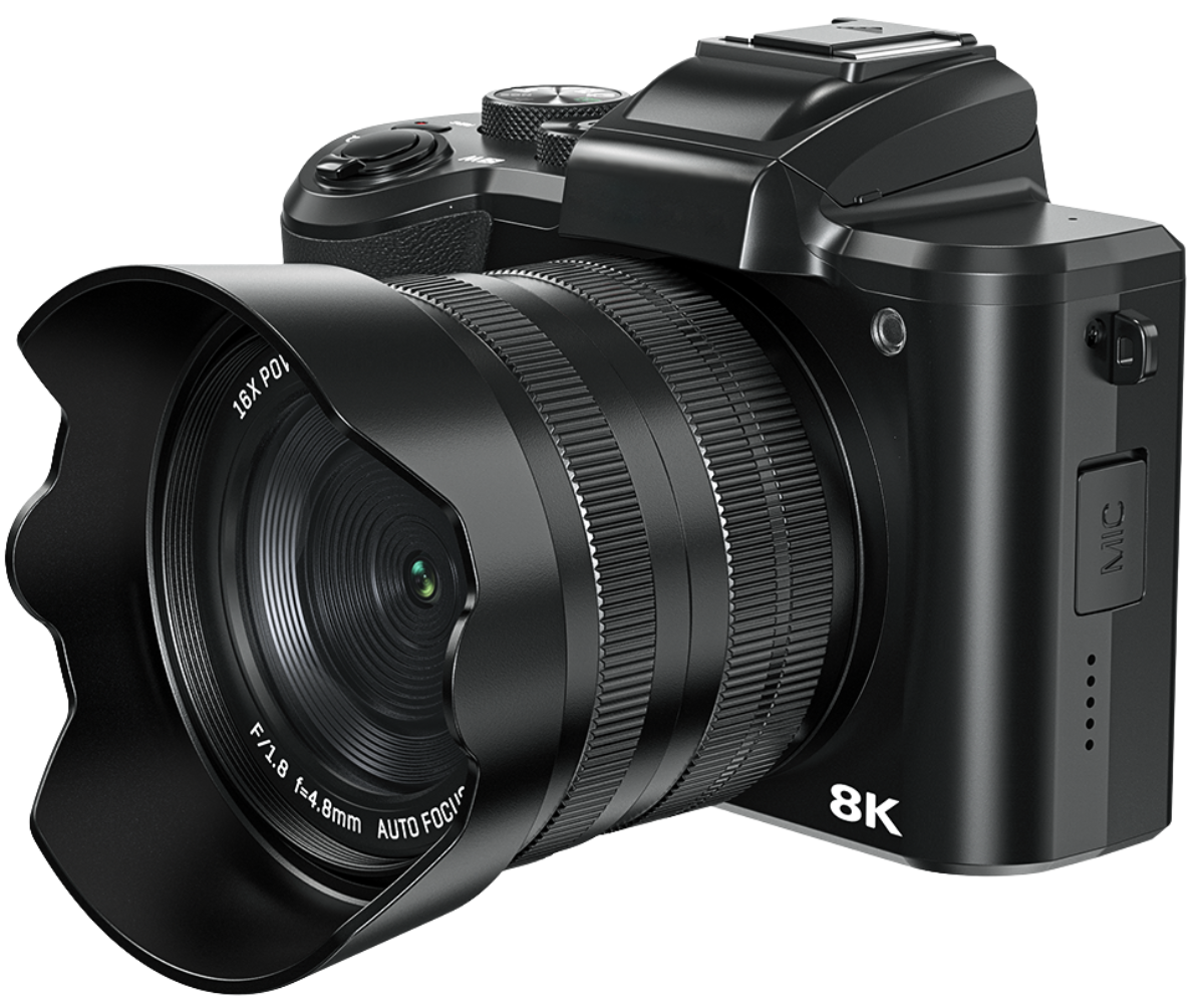THOGO digitale camera - 8K & 88MP - 16x zoom - WiFi