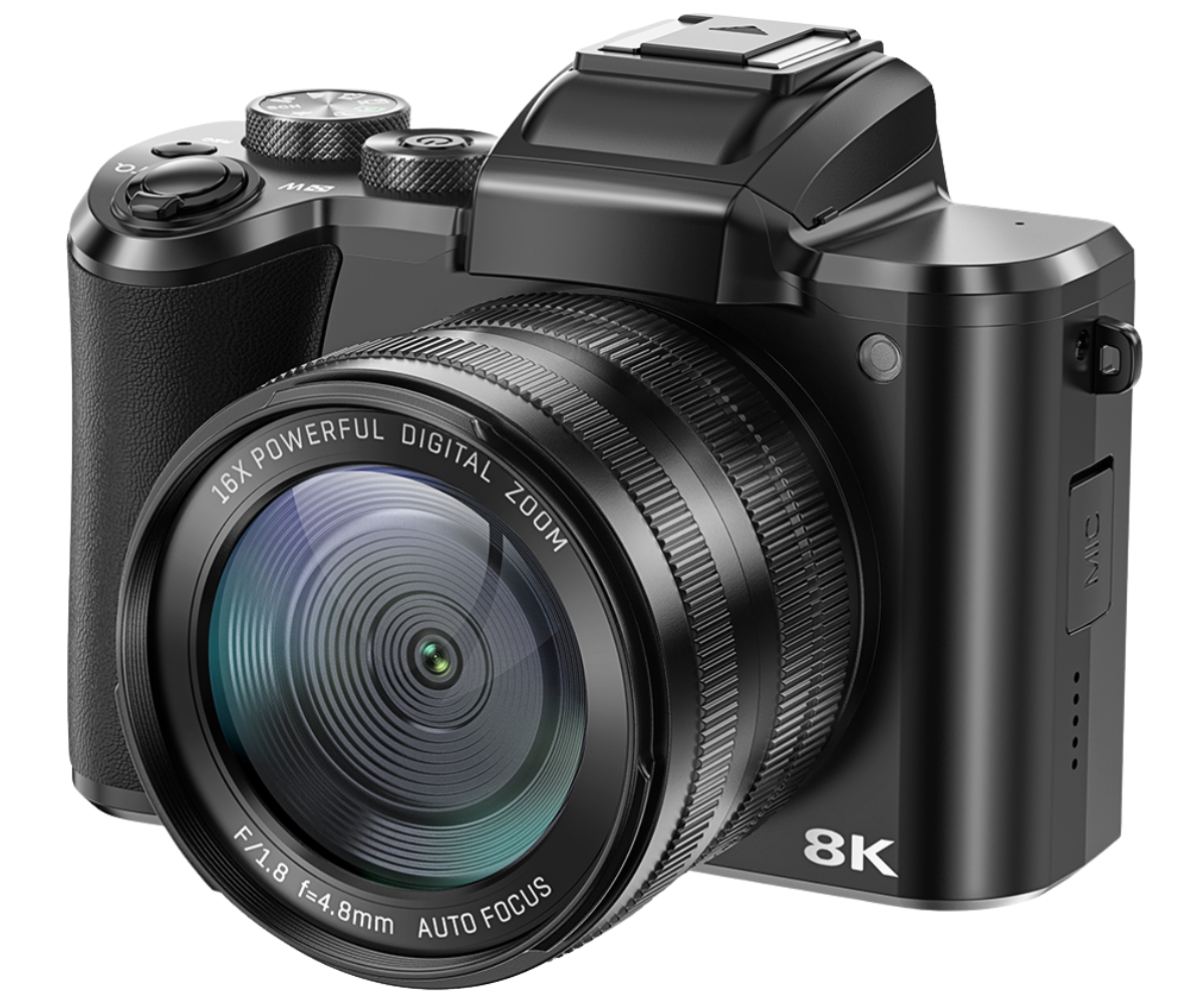 THOGO digitale camera - 8K & 88MP - 16x zoom - WiFi