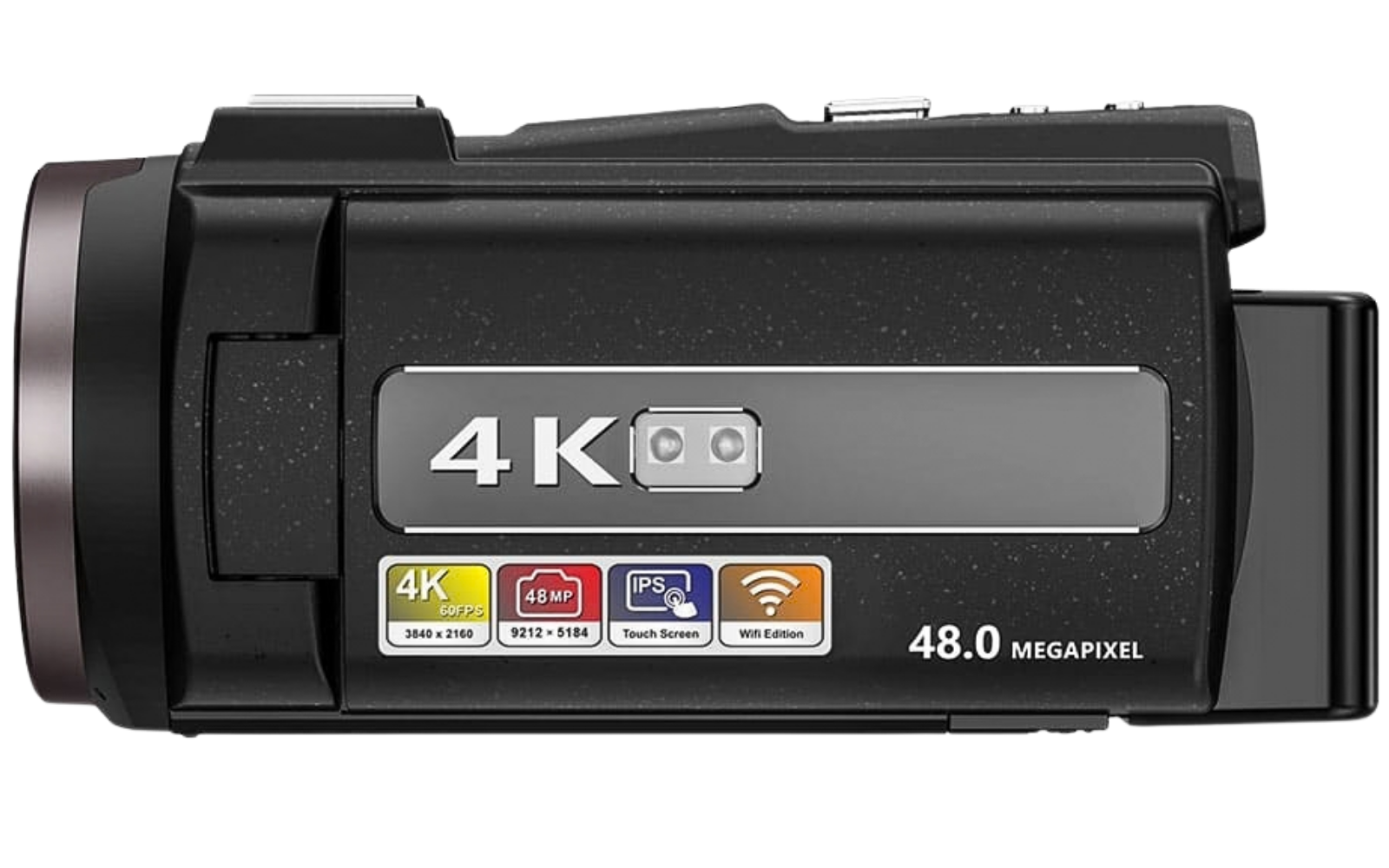 THOGO video camera - 4K & 48MP - 16x zoom - nachtvisie - WiFi