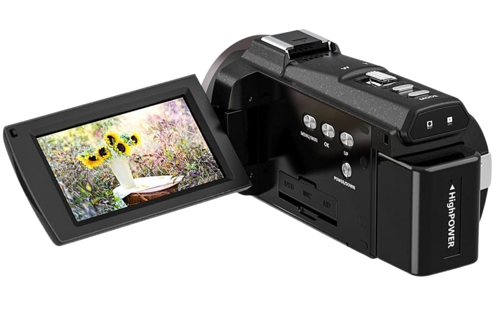 THOGO video camera - 4K & 48MP - 16x zoom - nachtvisie - WiFi