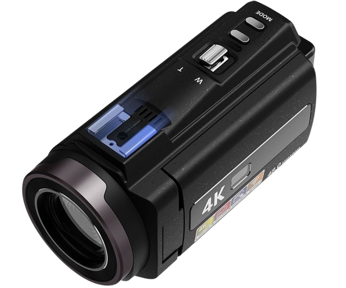 THOGO video camera - 4K & 48MP - 16x zoom - nachtvisie - WiFi