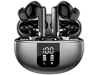 THOGO draadloze oortjes - 54 uur batterijduur - waterdicht - Active Noise Cancelling