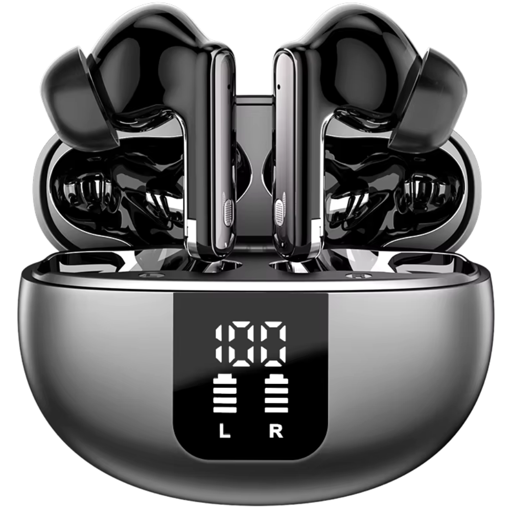 THOGO draadloze oortjes - 54 uur batterijduur - waterdicht - Active Noise Cancelling