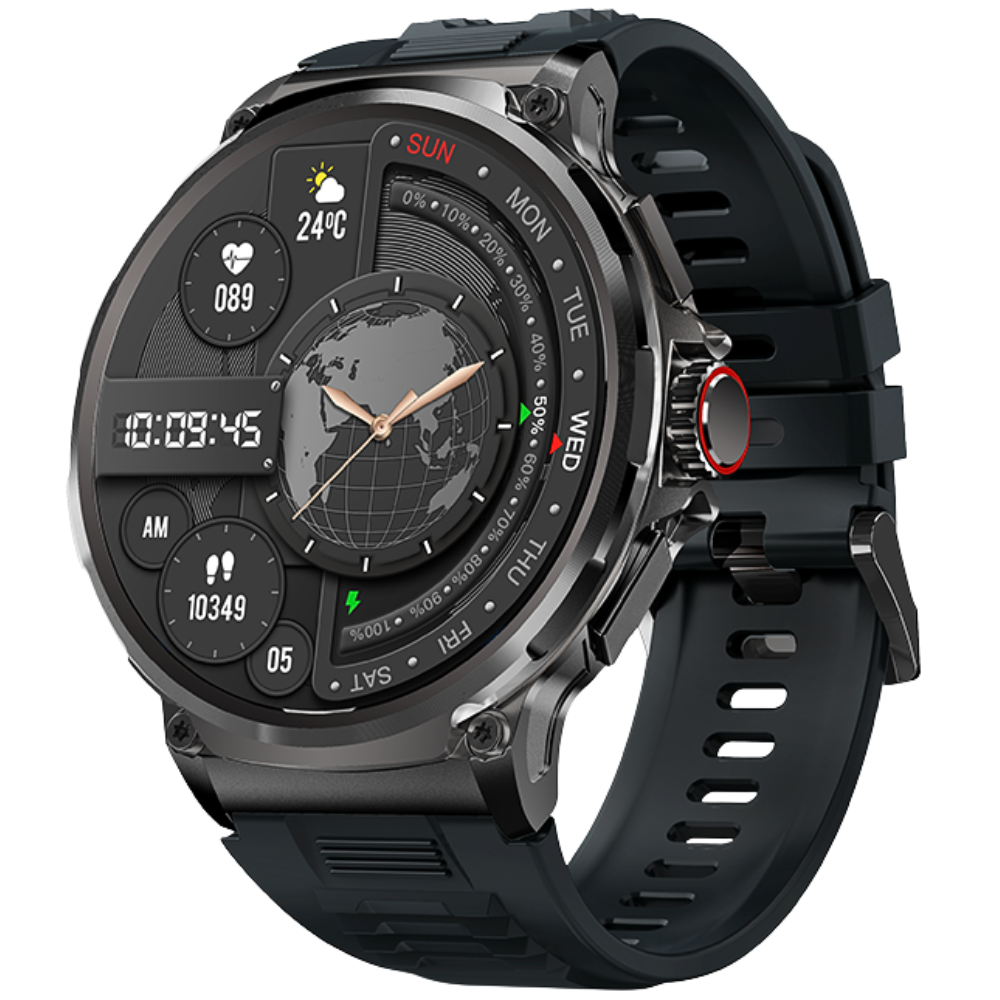 THOGO smartwatch heren - bellen via bluetooth - 150 sport modes - 7 dagen batterijduur - waterdicht