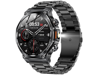 THOGO smartwatch heren - 120 sport modes - bellen via bluetooth - 8 dagen batterijduur - waterdicht