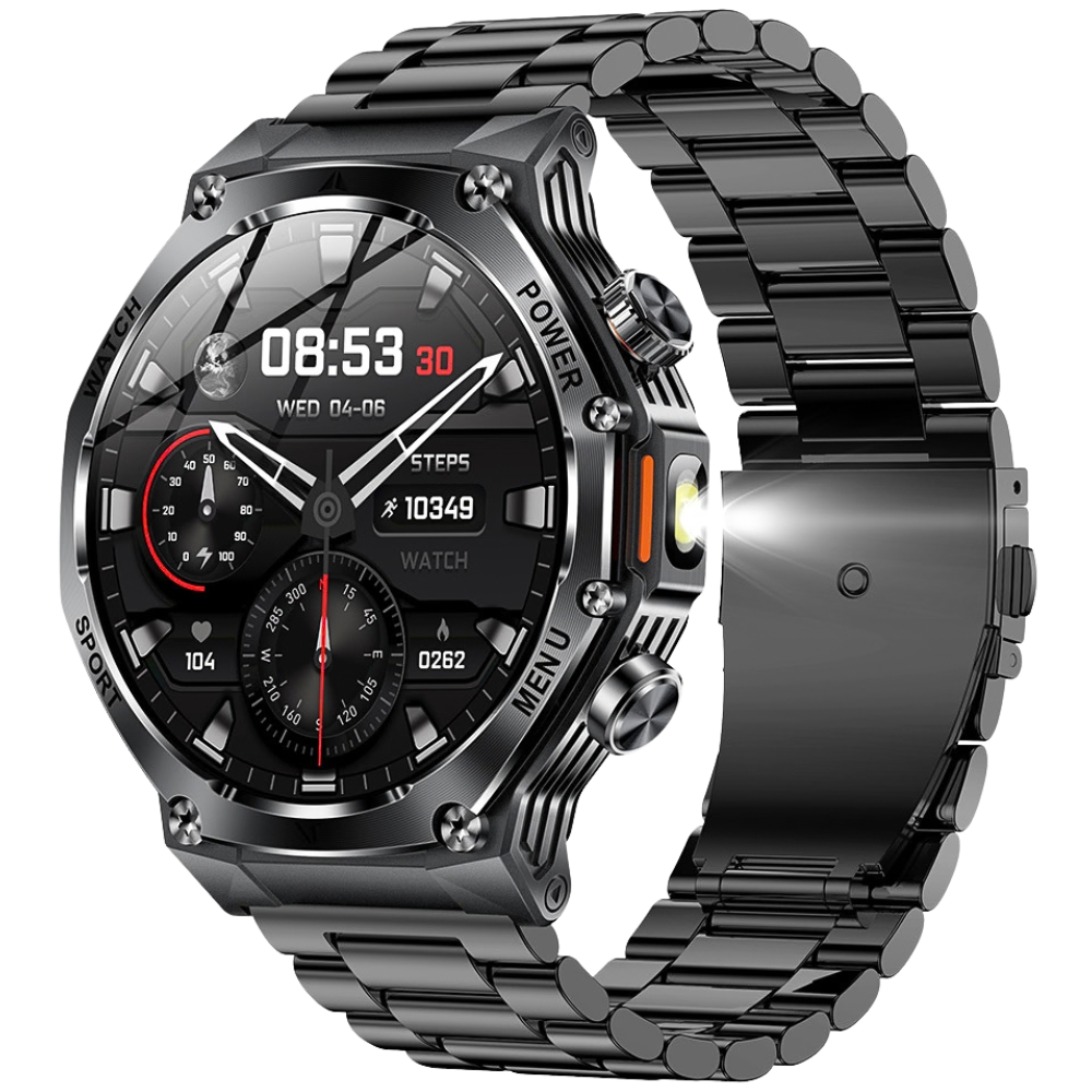 THOGO smartwatch heren - 120 sport modes - bellen via bluetooth - 8 dagen batterijduur - waterdicht