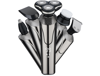 THOGO scheerapparaat mannen - 3 uur batterijduur - LED display - waterdicht - incl. accessoires