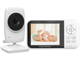 THOGO babyfoon met camera - terugspreekfunctie - nachtvisie - 48 uur batterijduur - 3,2 inch HD beeldscherm