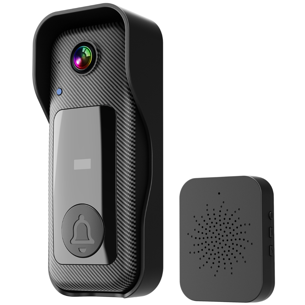 THOGO deurbel met camera - WiFi - nachtvisie - draadloos - 60 dagen batterijduur - waterdicht - zonder abonnementskosten