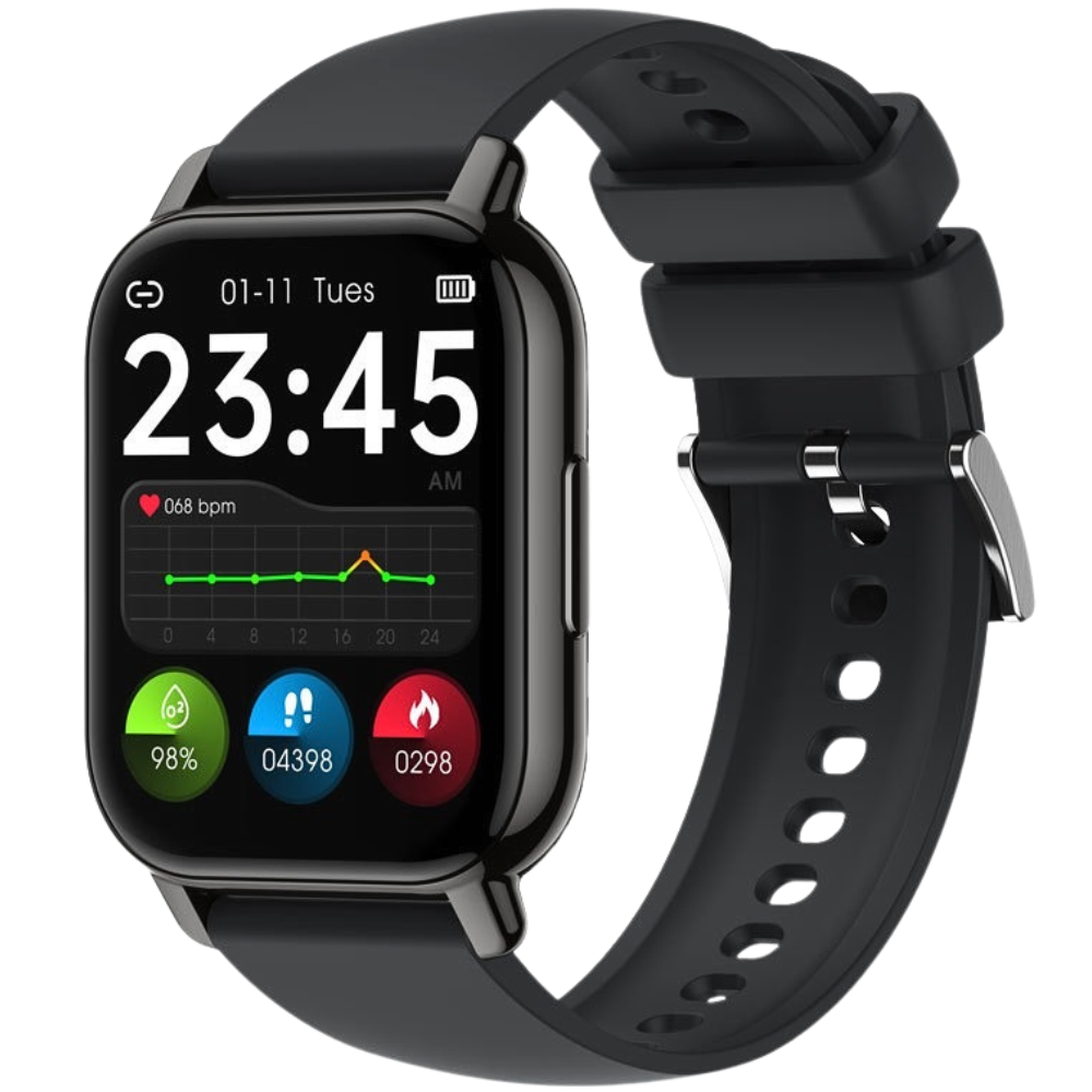 THOGO smartwatch sporthorloge - 10 dagen batterijduur - 150+ sport modus - hartslagmeter & kcal vebruik - bellen via bluetooth
