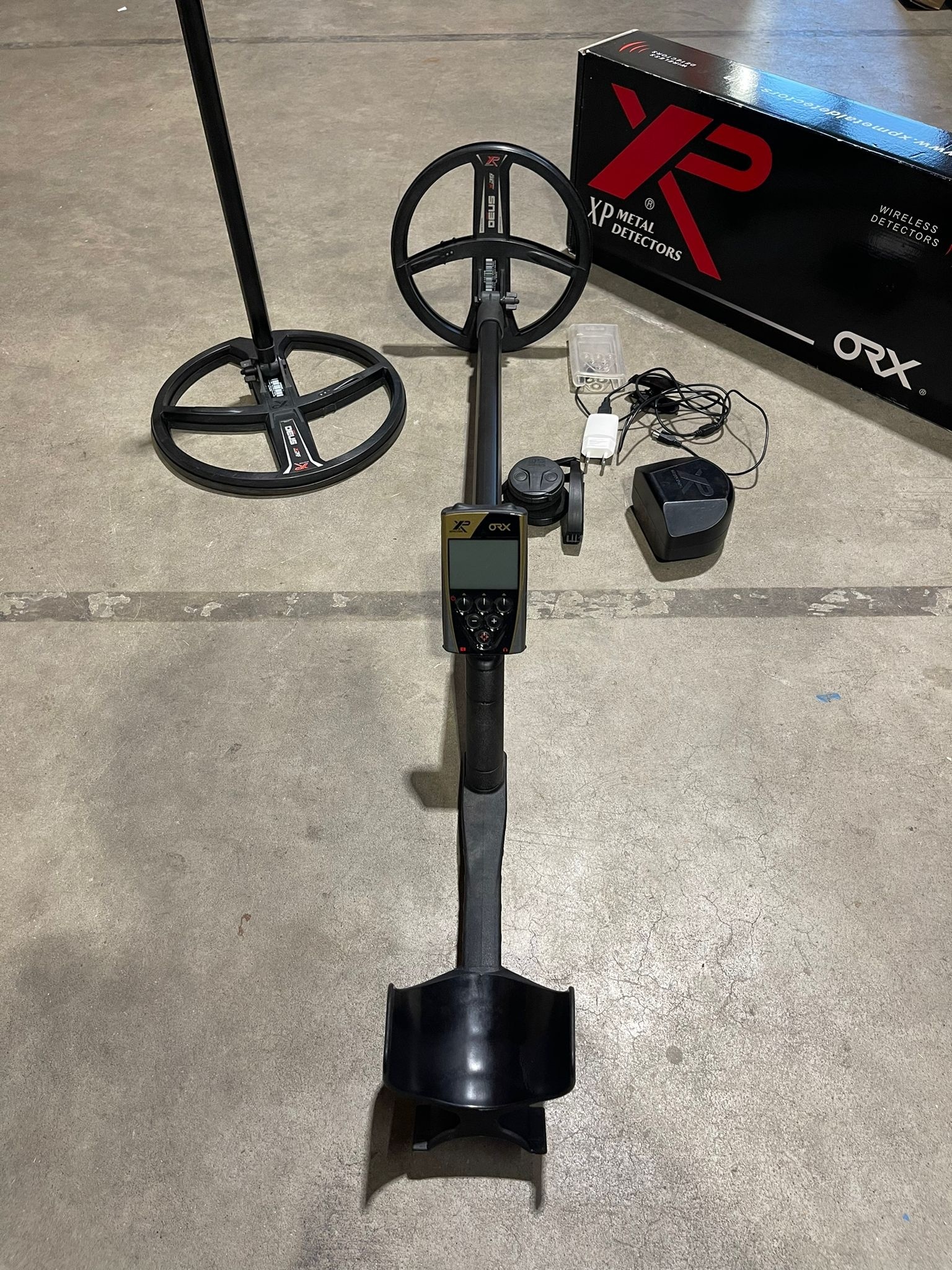 Gebruikte Metaaldetectors Occ 18:  XP ORX 28 CM X35, WS-4 met Extra schijf