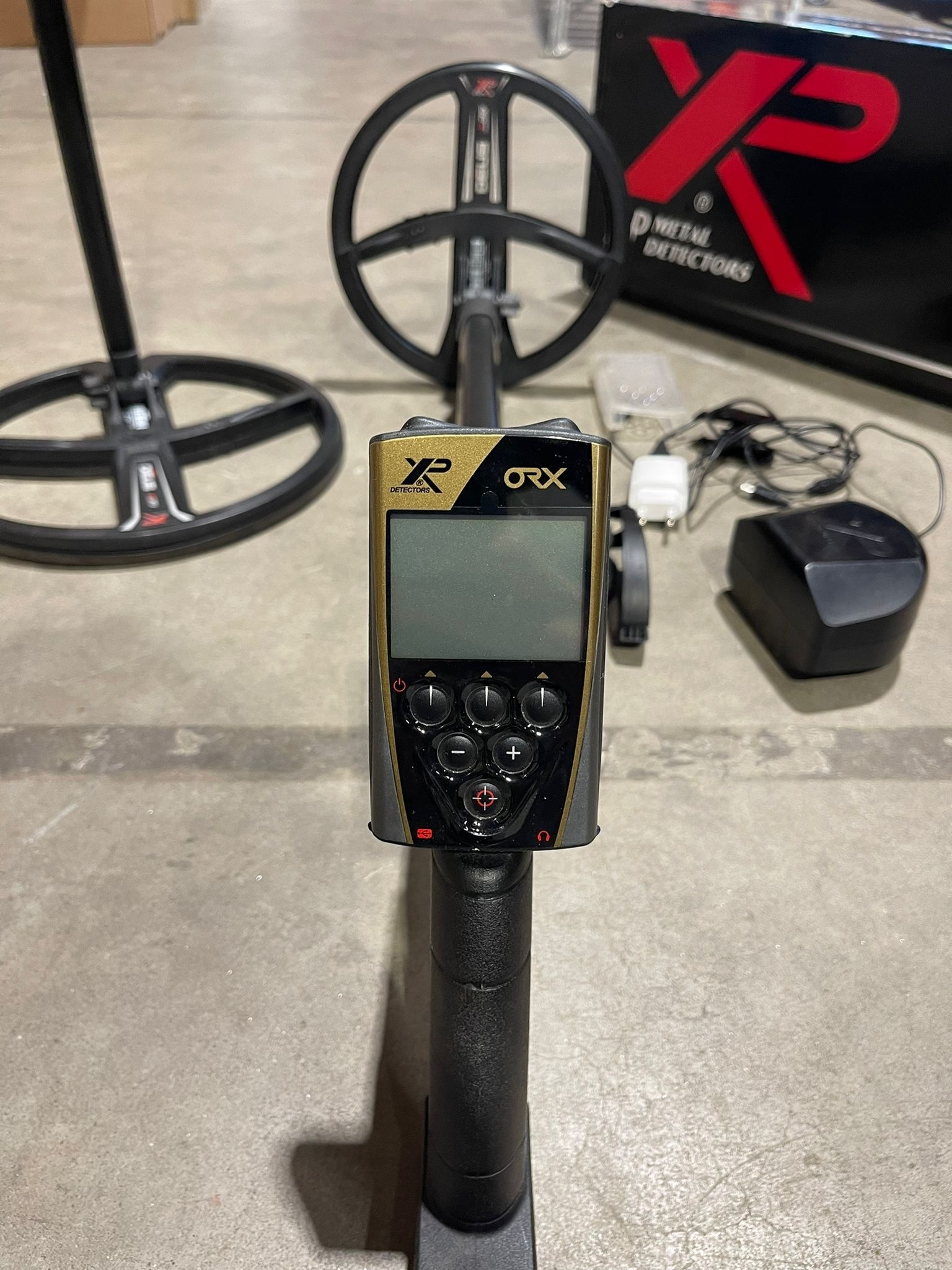 Gebruikte Metaaldetectors Occ 18:  XP ORX 28 CM X35, WS-4 met Extra schijf