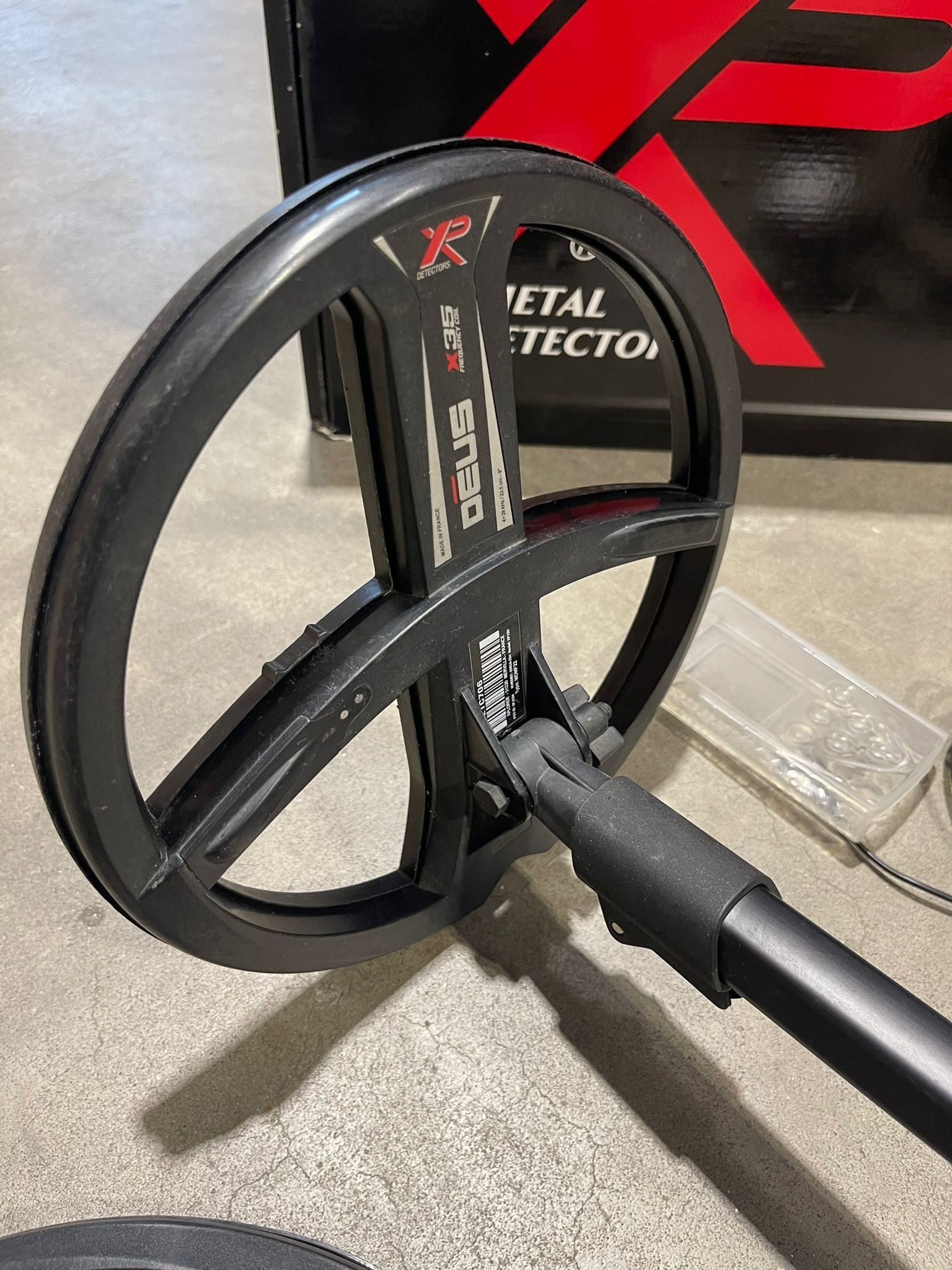 Gebruikte Metaaldetectors Occ 18:  XP ORX 28 CM X35, WS-4 met Extra schijf
